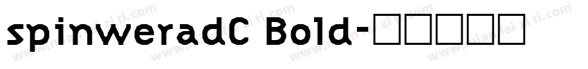 spinweradC Bold字体转换